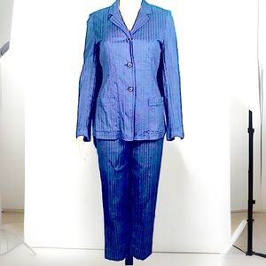 NWOT PIAZZA SEMPIONE ITALIAN PINSTRIPE SUIT